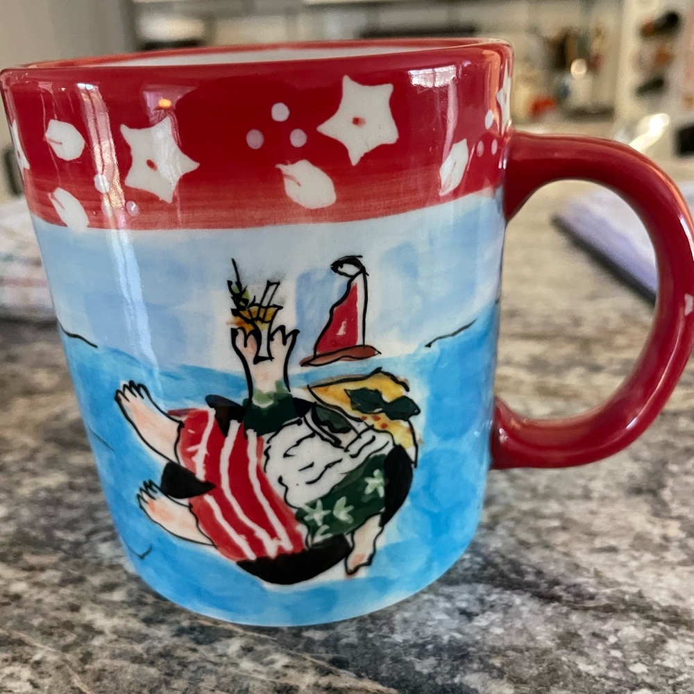HausenWare xmas cup designed by Mary Jane Mitchell